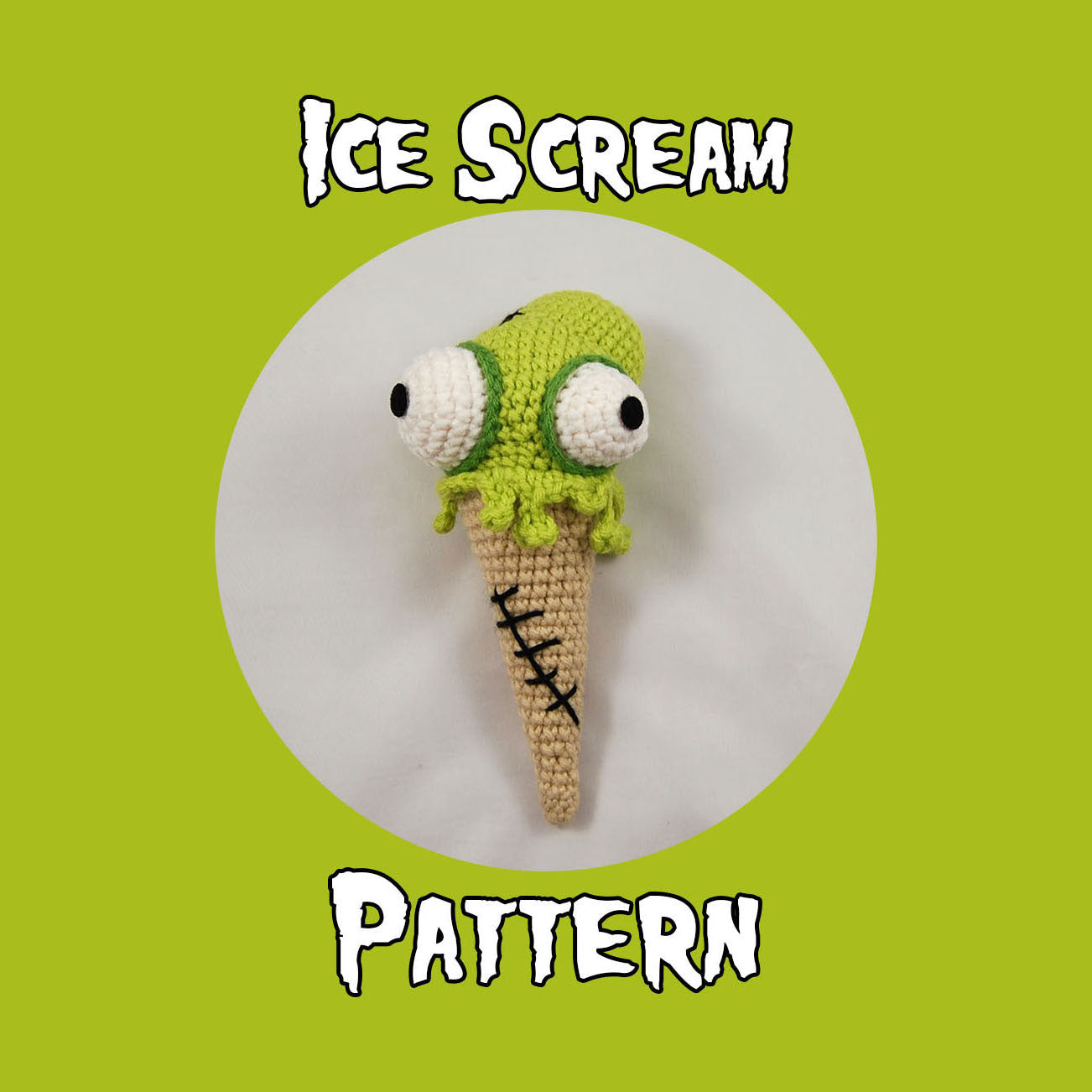 Ice Scream Cone Crochet Pattern – MadebyJody666