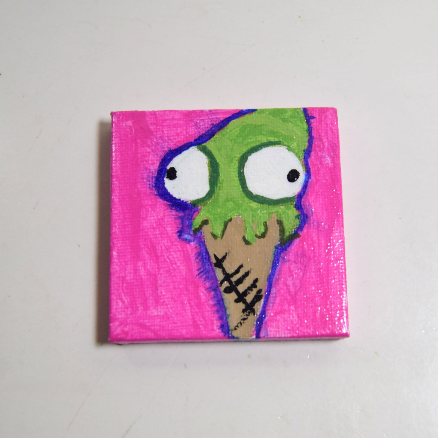 Ice Scream Cone Small Canvas