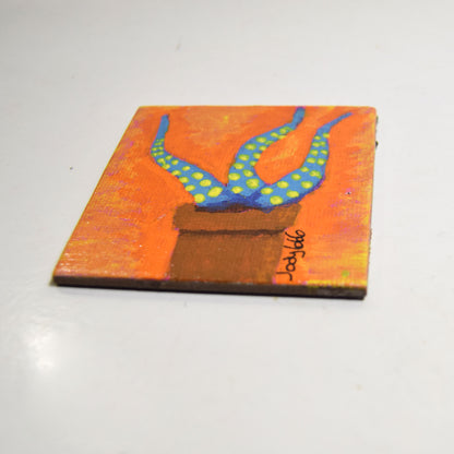 Tentacle Plant Small Canvas Panel