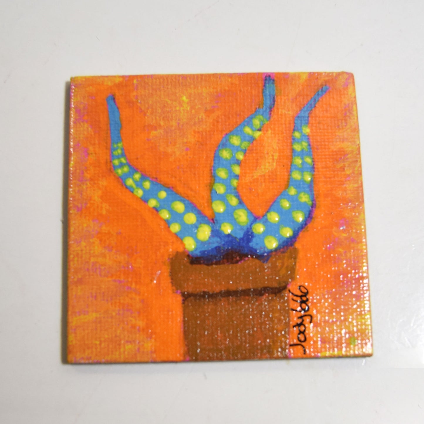 Tentacle Plant Small Canvas Panel