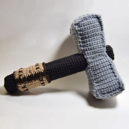 War Hammer Crochet Pattern + Coloring Page